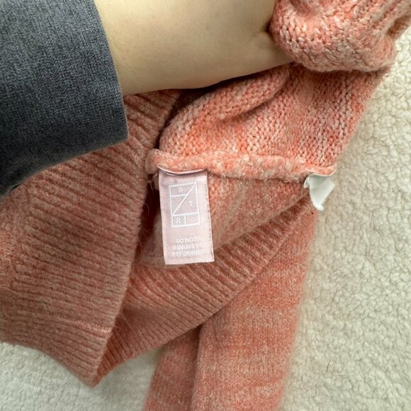 XS - MINKPINK - Oversized Pink Vira Knit Sweater Rent the Runway RTR $99 msrp - Picture 12 of 13